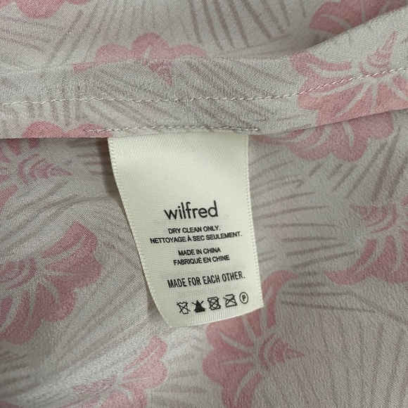 NWOT Aritzia Wilfred 100% Silk Mini Dress - Picture 5 of 11